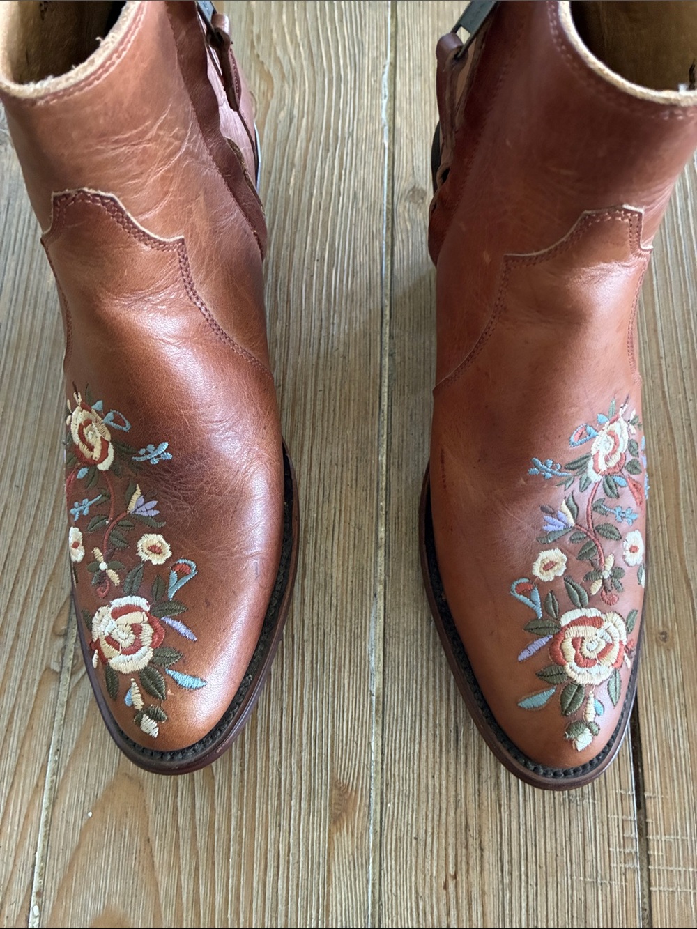 Shyanne Millie Floral Embroidered Booties - Picture 3 of 13